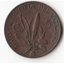 1934 - 5 centesimi Vaticano Pio XI Ramo d'Olivo Splendida